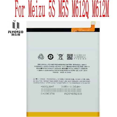 High Quality 3000mAh BA612 Battery For Meizu 5S M5S M612Q M612M Cell Phone
