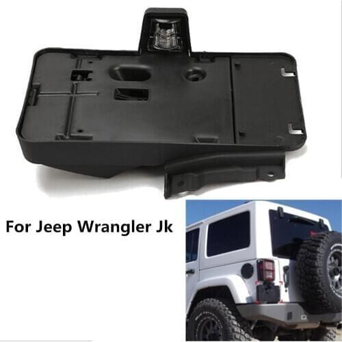 America & Canada Black Plastic License Plate Frames Brackets Black Plastic License Plate For Jeep Wrangler JK