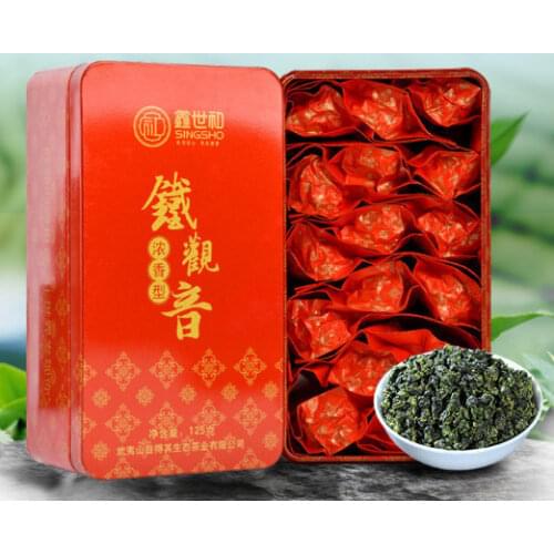 2019 New Anxi Tieguanyin Tea In Bags Boxed Oolong Tea China Tie guan yin Green tea Chinese Refreshing weight loss tea