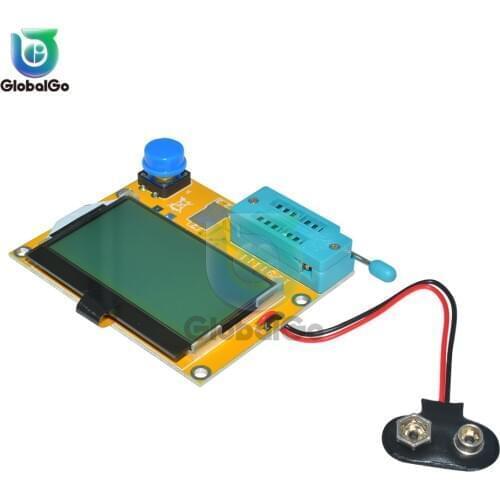 Mega328 LCD Digital Transistor Tester LCR-T4 Backlight Diode Triode Capacitance Digital LCD Screen For MOSFET/JFET/PNP/NPN
