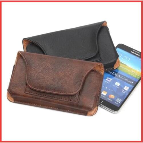For iMAN Victor S Leagoo M7 M8 Pro Nomu S30 Mini S20 S10 Cover Leather Coque Capa Universal Bag Pouch Phone Case Etui Belt Clip