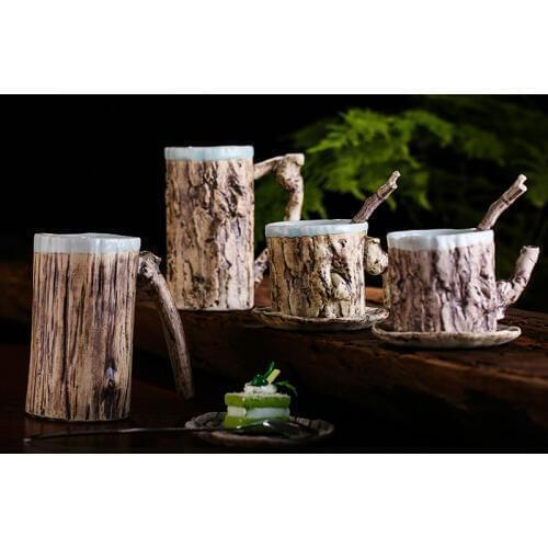 Enhancement Wooden Mugs