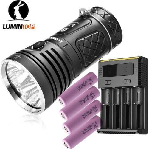 LUMINTOP GT3 Powerful Flashlight 3* XHP70.2 LEDs Max 18000 Lumens Long Range 585 meter Searchlight Outdoor Sports Rescue Torch