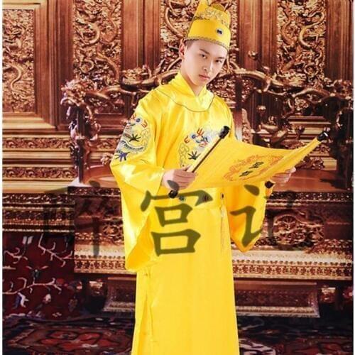 China Ming Dynasty Dragon Robe Emperor Clothes Ming Dynasty Prince Hanfu Retro Chinese Style Ancient Clothing Male Handsome