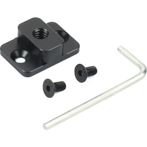 Camera Video Monitor Mounting Plate for Dji Ronin S Replace Mount M4 to1/4 Screw Adapter Extend Port for Monitor Magic Arm