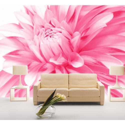 Pink flower mural 3d wall mural Wallpaper for bedroom living room 3d wall photo mural wall fresco 3d mural home decor