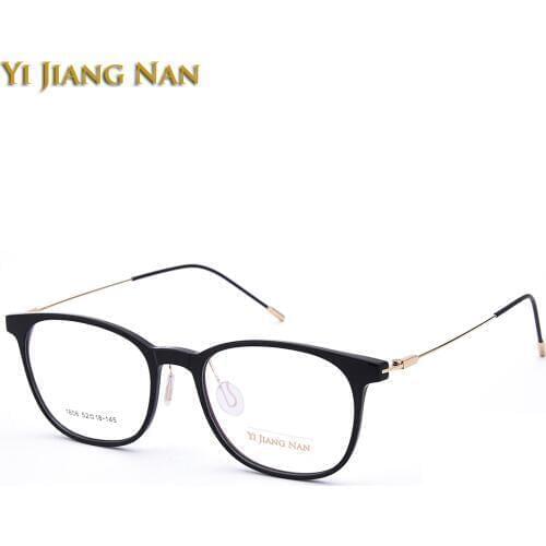 Yi Jiang Nan Brand Eyeglasses Women and Men Fashionable Frames Optical Eyewear Black Frame for Students
