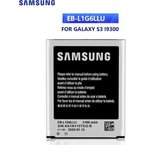 SAMSUNG Original Replacement Battery EB-L1G6LLU For Samsung GALAXY S3 I9300 I9128v I9308 I9060 I9305 I9308 L710 I535 EB-L1G6LLA