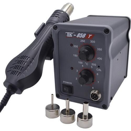Adjustment Knob Air Desoldering Station Gun Taikd Imported 700w Heating Core No Brush Fan Soft Wind 858T Hot Soldering