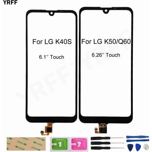 For LG K40S Touch Screen Digitizer For LG K50 Q60 Touch Glass Panel Sensor Assembly Parts Free Shipping
