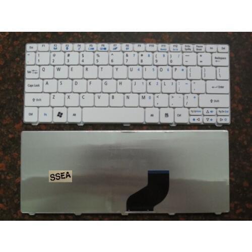SSEA New US Keyboard white For Acer Aspire One 521 522 533 D255 D255E D257 D260 D270 AO521 532H NAV50 NAV51 PAV50 PAV70 laptop