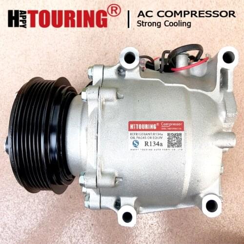 TRS090 ac compressor For honda civic L4 1.7 2001 2002 38810PLAE01 38810PLMA11 38810PLC006 38810-PLM-A12 3654 77599 3664 1Pin