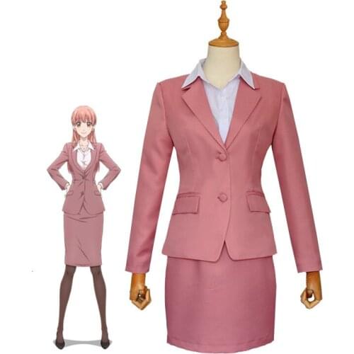 Wotakoi: Love Is Hard for Otaku Narumi Momose Cosplay Cotumes Women Uniform Set Fancy Suit Outfit Halloween Christmas Costumes