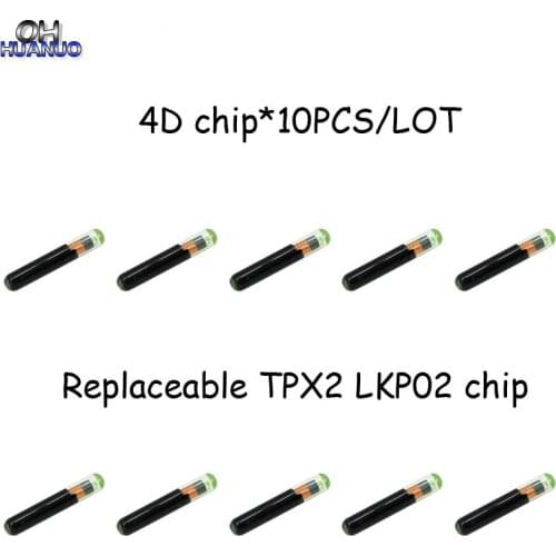 10PCS*Copy 4D glass chip replaceable TPX2 LKP02 chip support KYDZ TANGO VVDI JMA machine（Reusable