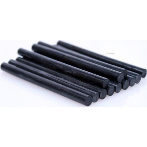 12pcs black color hair glue stick for U I V Flat tip keratin extension Brazilian Indian Hot melt styling tools adesivo