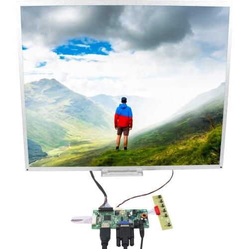 19inch G190ETN01.0 19" 1280X1024 LCD Screen display with HD MI VGA LCD Controller Board