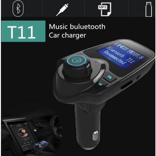 T11 Car MP3 Player FM Transmitter Wireless Bluetooth Radio Adapter USB Charger