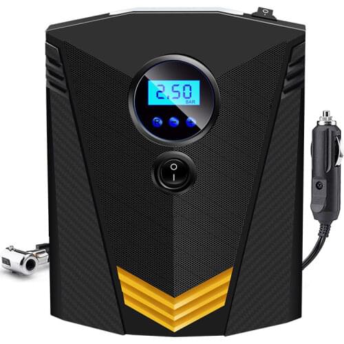 Car Air Compressor Pump 12V Electric Tire Inflatable Portable Auto Car Tire Inflator for Car Motorcycle LED Light Tire Pump