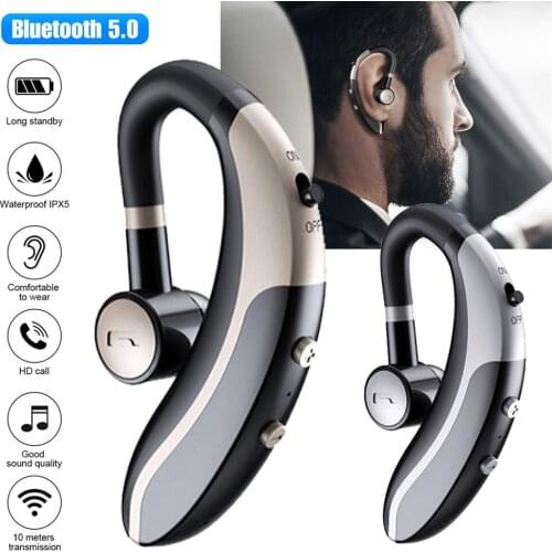 Bluetooth 5.0 Stereo Earphone HD Voice Wireless Sports Headset with Microphone for Phones PC Samsung iPhone Huawei Xiaomi Nokia
