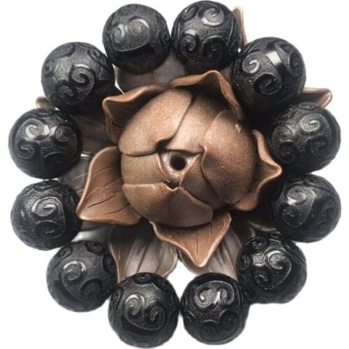 Tibetan old agate black agate bracelet