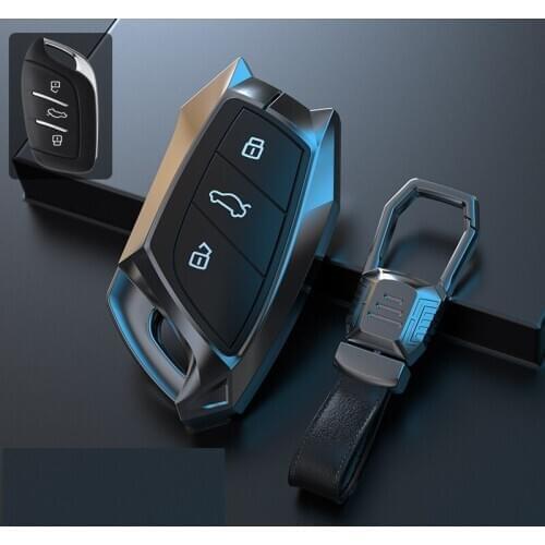 Zinc Alloy Silica Gel Key Case Cover for Roewe RX5 MAX I5 i6 RX3 RX8 erx5 350 360 750 W5 2015 2018 2019 2020