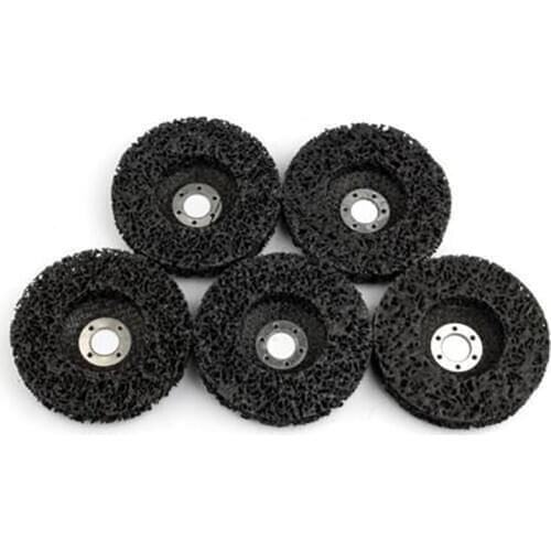 5Pcs Abrasive Tools 115Mm Strip Wheels Paint Rust Removal Clean Angle Grinder Discs Tools For Angle Grinder