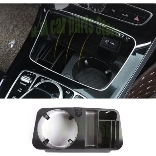 For Mercedes Benz C E GLC Class W205 X253 W213 Car Plastic Central Console Storage Box Cup Holder Car Accessories