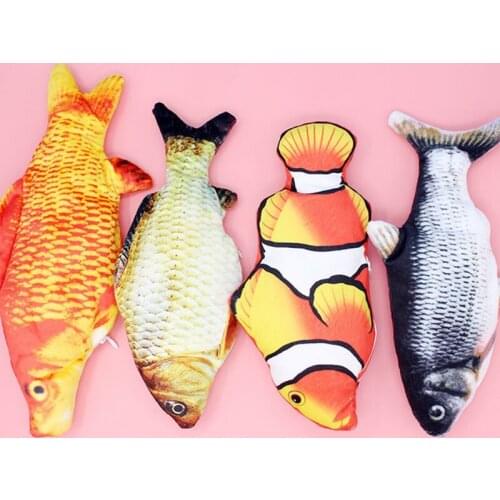 Cat Toy Fish USB Electric Charging Simulation Fish Cat Pet Chew Bite Interactive Cat Toys Dropshiping Moving Floppy Wagging Fish