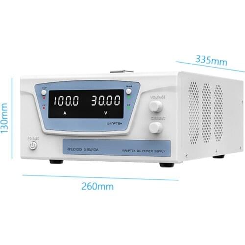 Wanptek KPS30100D 30V 100A DC Power Supply Adjustable Mini Laboratory Power Supply Voltage Regulator High Current Power Supply