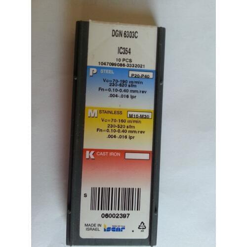 10PCS CARBIDE INSERT DGN6303C IC354