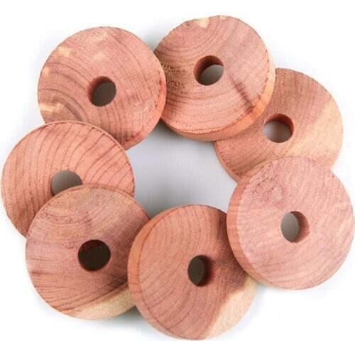 Cedar Wood Block Cedar Wood Ring Wood Round Wardrobe Natural Pure Deworming Camphor Camphor Ball
