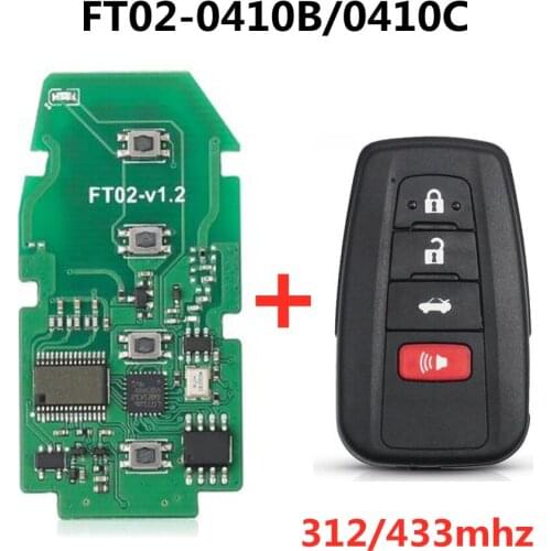 Lonsdor FT02-0410 312/433MHz Smart Key PCB forToyota/Lexus 8A Chip K518 Smart Remote Key Board