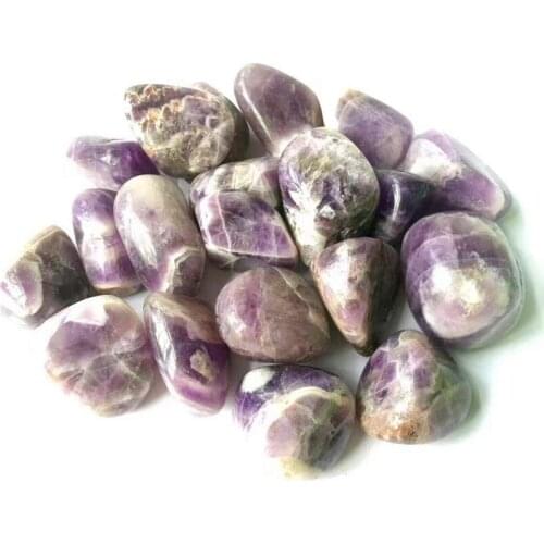 Natural Purple Dream Amethyst Tumbled Crystal Gemstones For Decoration
