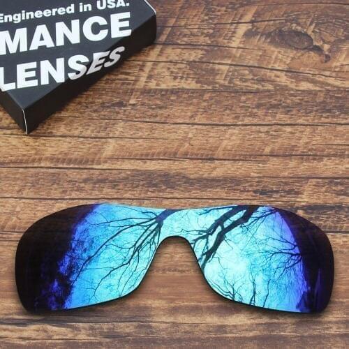 ToughAsNails Polarized Replacement Lenses for Oakley Antix Sunglasses Blue Mirrored (Lens Only)