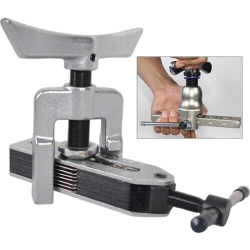 Manual Tube Expander Flaring Tool Kit with Holder Air Conditioner Copper Pipe Reamer for Air Conditioners Maintenance