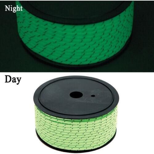 Reflective Paracord Rope Dia 5mm For Survival Parachute Cord Lanyard Camping Climbing Hiking Clothesline