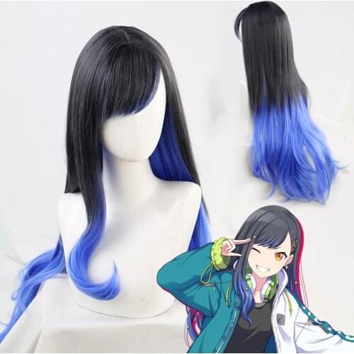 Vivid Bad Squad Shiraishi An Cosplay Wig Heat Resistant Synthetic Hair Halloween Carnival Costume Accessories