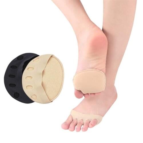 1 Pair Metatarsal Sleeve Pads Half Toe Bunion Sole Forefoot Gel Pads Cushion Half Sock Supports Prevent Calluses Blisters Care