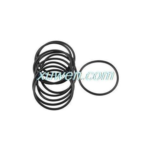 10 x Black 39mm OD 35mm Inner Dia Nitrile Rubber O Ring Oil Seal Gaskets