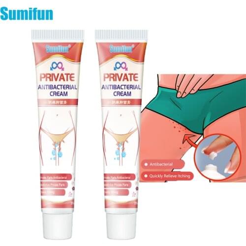 2Pcs Sumifun Antipruritic Ointment Private Parts Dermatitis Psoriasis Eczema Cream Remove Odor Anti-inflammatory Pruritus Cream