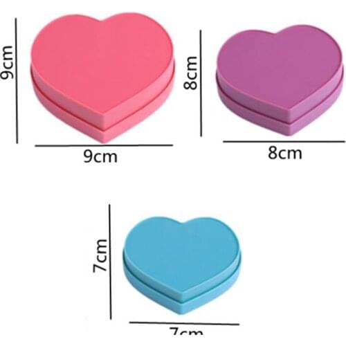 3Pcs/Set Large Capacity Heart shape Point Drill Diamond Painting Tray Plate Embroidery Tool Diamond Embroidery Accessories