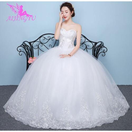 AIJINGYU wedding dresses bridal long dress party cheap plus size WU188