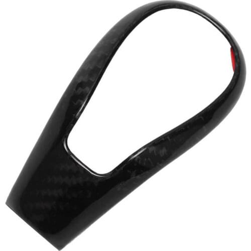 Auto accessorie car styling Gear Shift Knob Trim Sticker Carbon Fiber Replacement for XC60 S60 V60 V40 S80 2013‑2019 gear