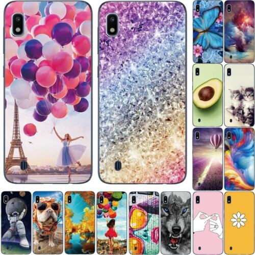Case For Samsung A10 Case Cover Soft Silicone Phone coque on For Samsung Galaxy A10 Cover A 10 SM-A105F A105 A105F Cases Shell