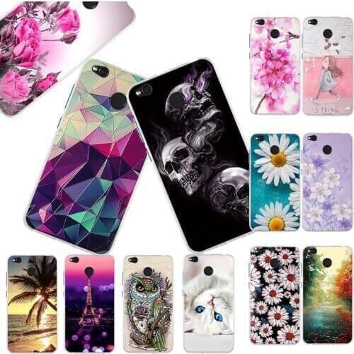 Phone Case For Xiaomi Redmi 4X Redmi 4A Cover Soft TPU Silicon Back Cover For Redmi Note 4X Redmi 4 4 Prime 4 Pro Case Fundas