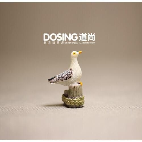 Wild Animal Little Birds Model Ornaments Cute Small Seagull Fairy Garden Miniature Accessories Decor Action Figure Figurine Toys
