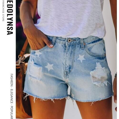 EDOLYNSA Womens Summer Shorts