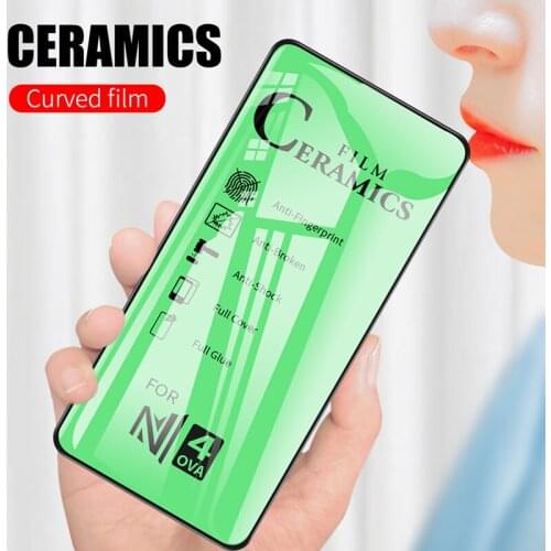 Full Cover Ceramics Soft Tempered Glass for Huawei Mate 30 20 20X Nova 3 3i P10 P20 P30 P40 Lite Pro Screen protector Film