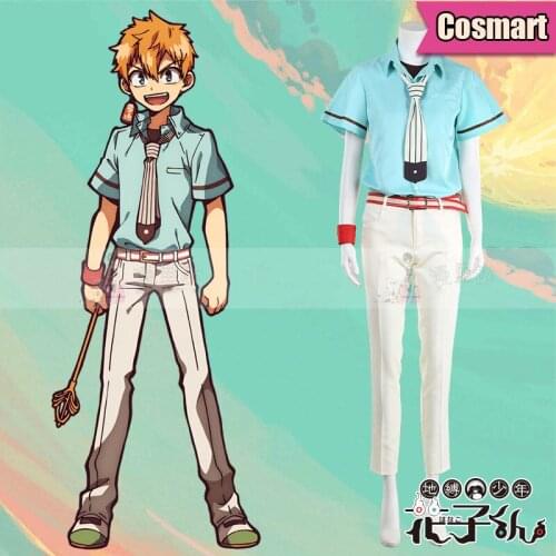 Anime Toilet-Bound Hanako-kun Hanako Kun Minamoto Kou Uniform Cosplay Costume Halloween Outfit For Adult New 2020