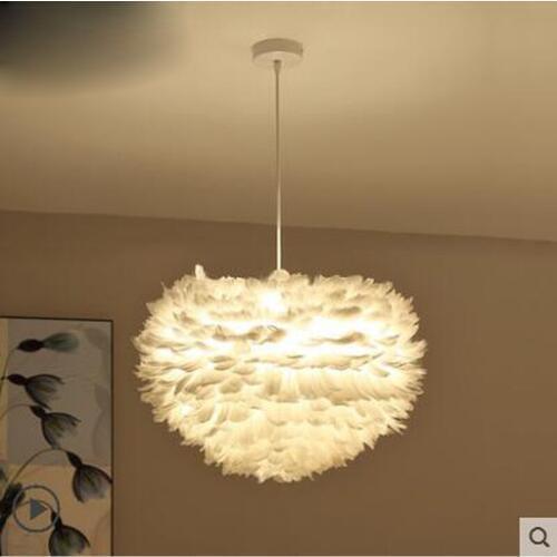 Modern minimalist restaurant chandelier Nordic personality chandelier designer creative bedroom art chandelier warm small LED